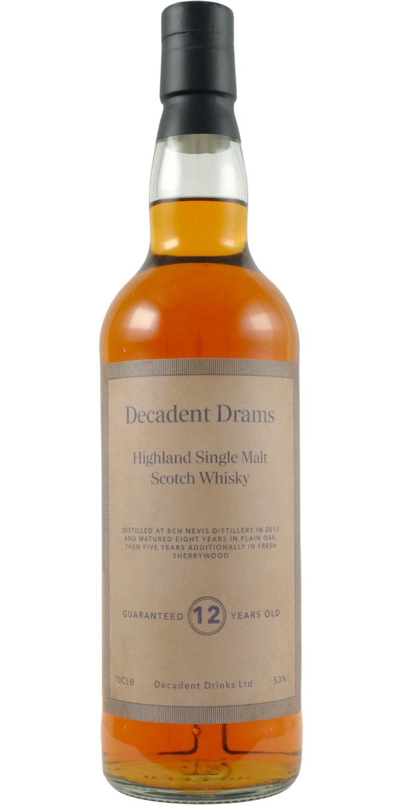 Ben Nevis 2012 DeDr Decadent Drams