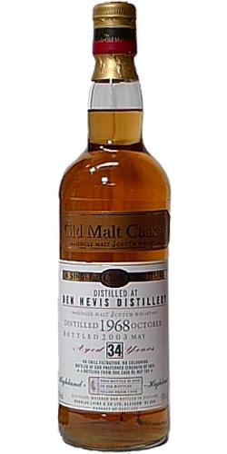 Ben Nevis 1968 DL The Old Malt Cask