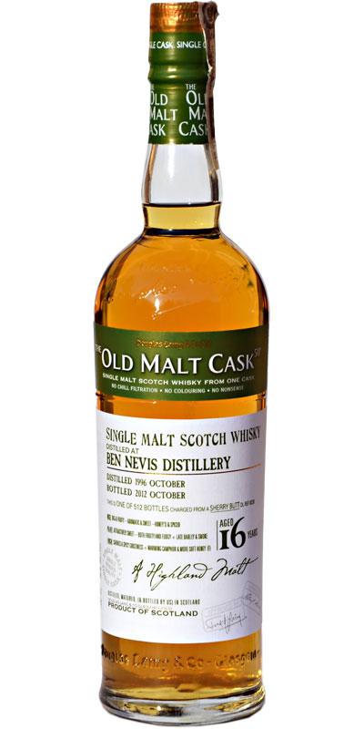 Ben Nevis 1996 DL The Old Malt Cask