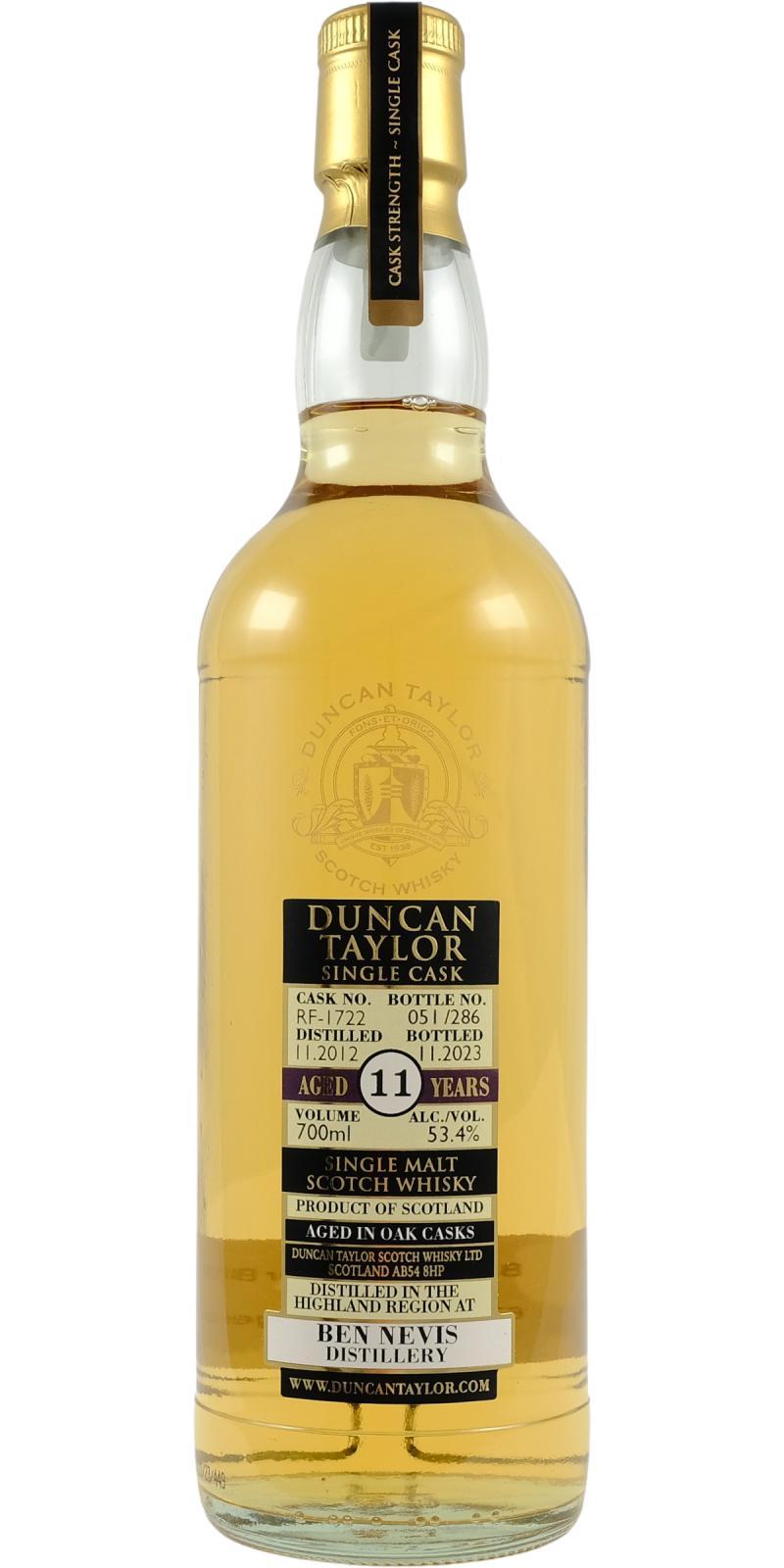 Ben Nevis 2012 DT Single Cask