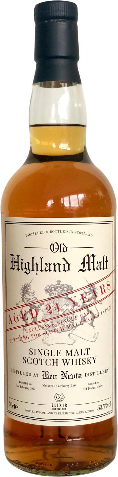 Ben Nevis 1997 ElD Retro Label