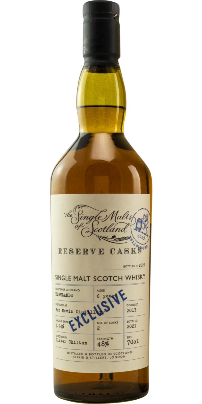 Ben Nevis 2013 ElD The Single Malts of Scotland - Reserve Casks