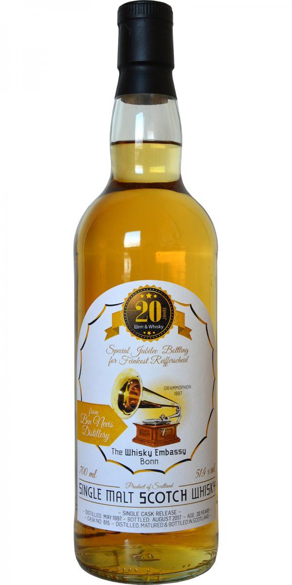 Ben Nevis 1997 FR The Whisky Embassy Bonn - Invention Series