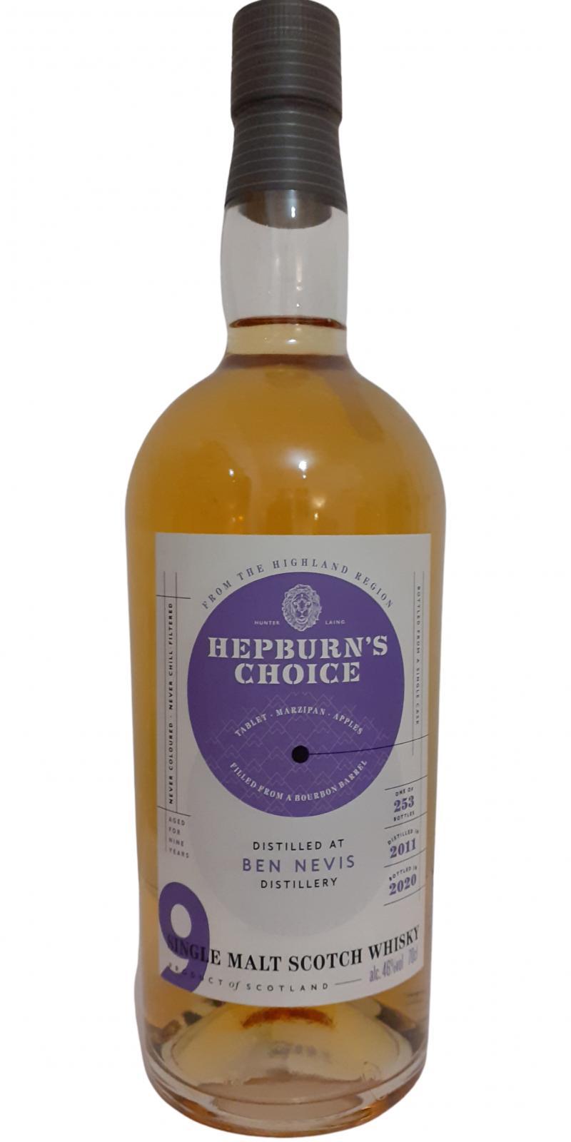 Ben Nevis 2011 HL Hepburn's Choice