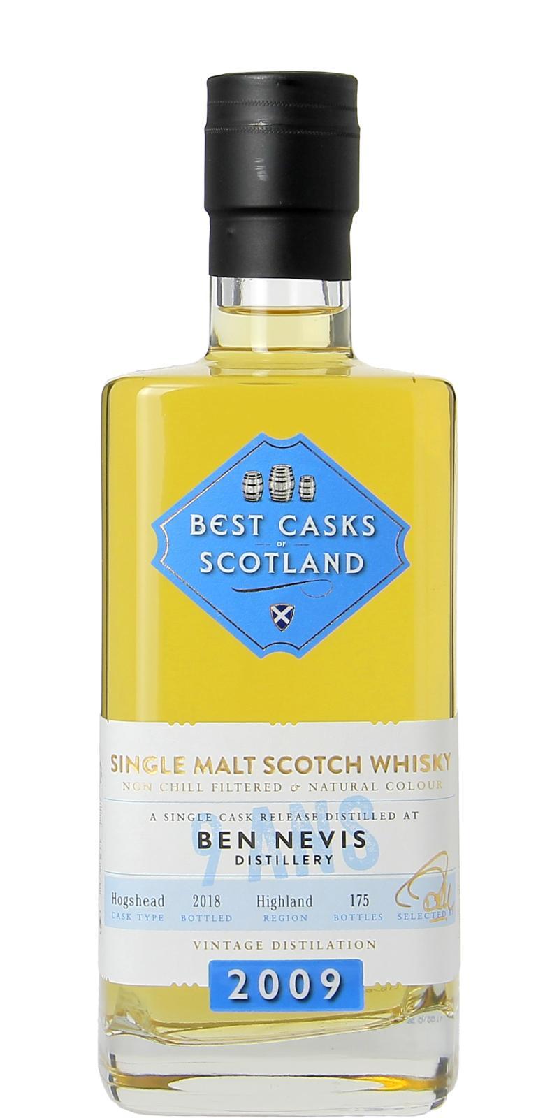 Ben Nevis 2009 JB Best Casks of Scotland