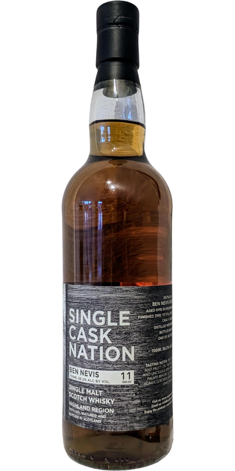 Ben Nevis 2012 JWC Single Cask Nation