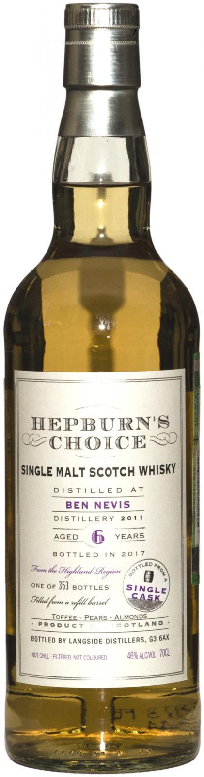 Ben Nevis 2011 LsD Hepburn's Choice
