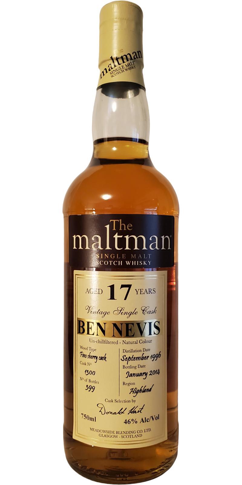 Ben Nevis 1996 MBl The Maltman