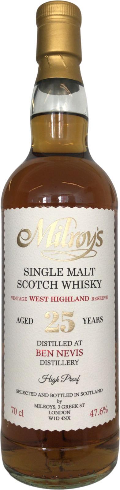 Ben Nevis 1996 Soh Vintage Reserve