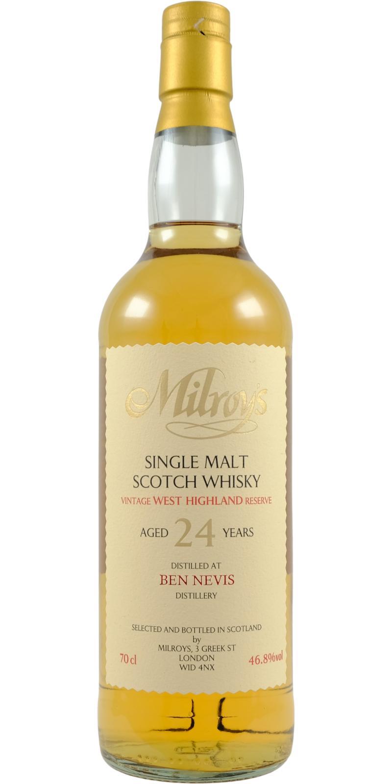 Ben Nevis 1998 Soh Vintage Reserve