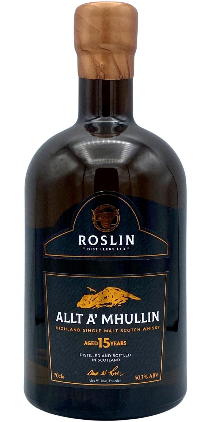 Highland Single Malt Scotch Whisky 15-year-old RoDi Allt A' Mhullin