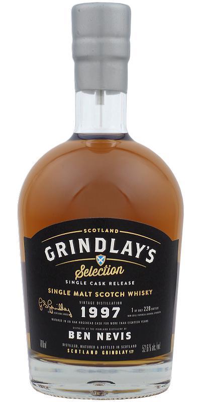 Ben Nevis 1997 ScG Grindlay's Selection - Single Cask Release