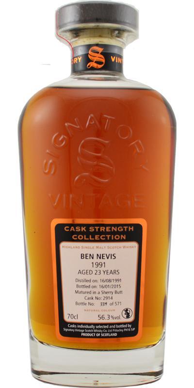 Ben Nevis 1991 SV Cask Strength Collection