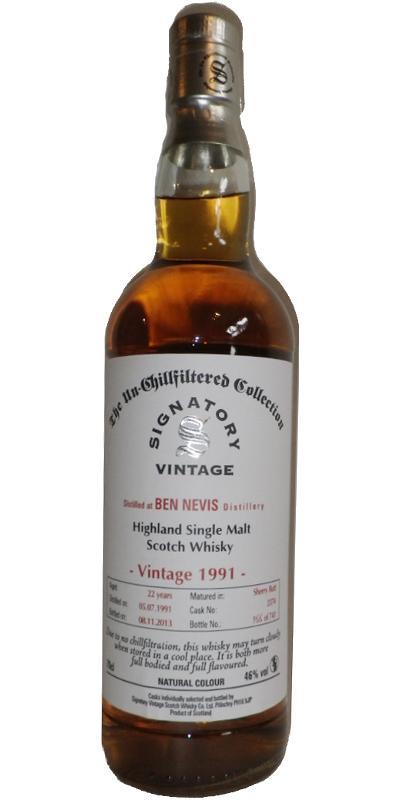 Ben Nevis 1991 SV The Un-Chillfiltered Collection