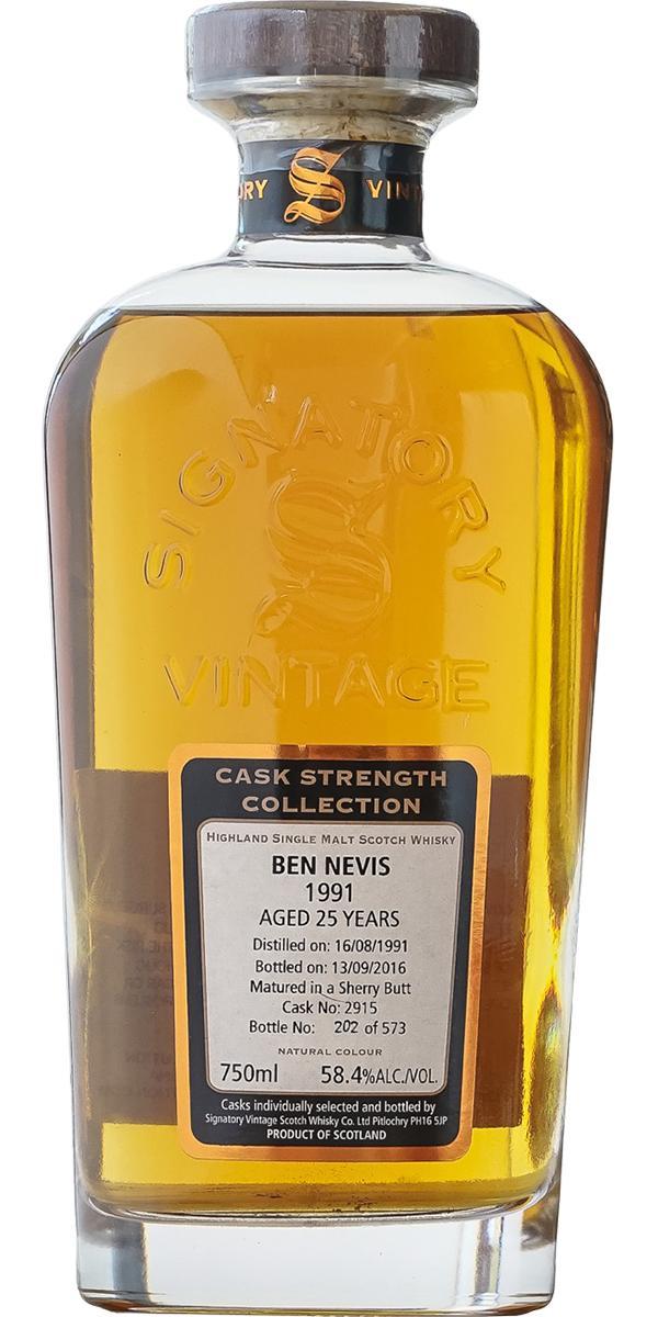 Ben Nevis 1991 SV Cask Strength Collection