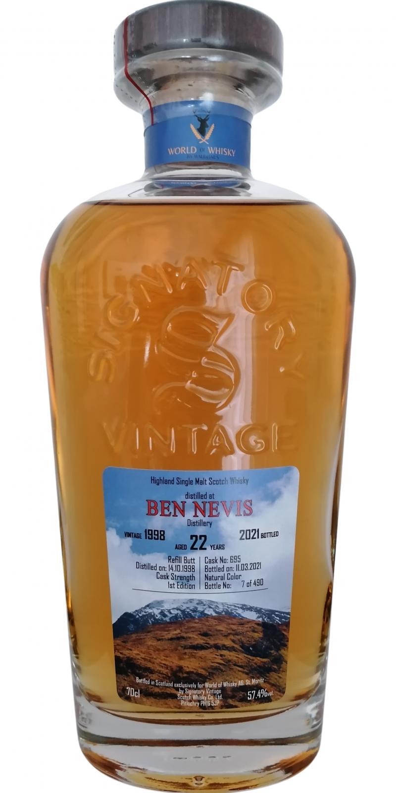Ben Nevis 1998 SV Cask Strength Collection