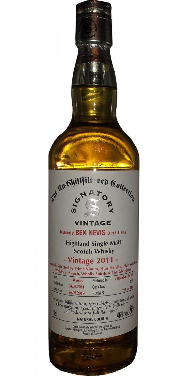 Ben Nevis 2011 SV The Un-Chillfiltered Collection