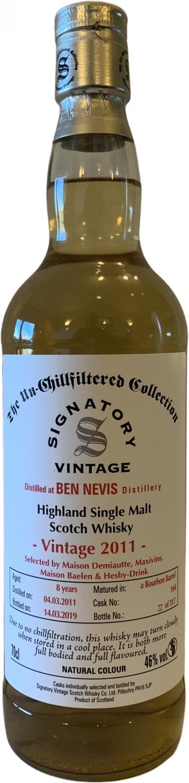 Ben Nevis 2011 SV The Un-Chillfiltered Collection