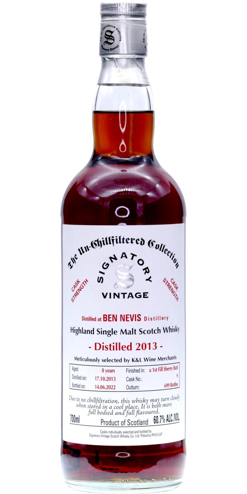 Ben Nevis 2013 SV The Un-Chillfiltered Collection - Cask Strength
