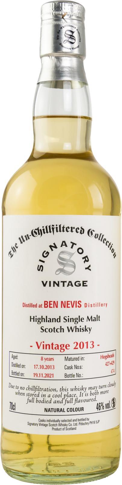 Ben Nevis 2013 SV The Un-Chillfiltered Collection