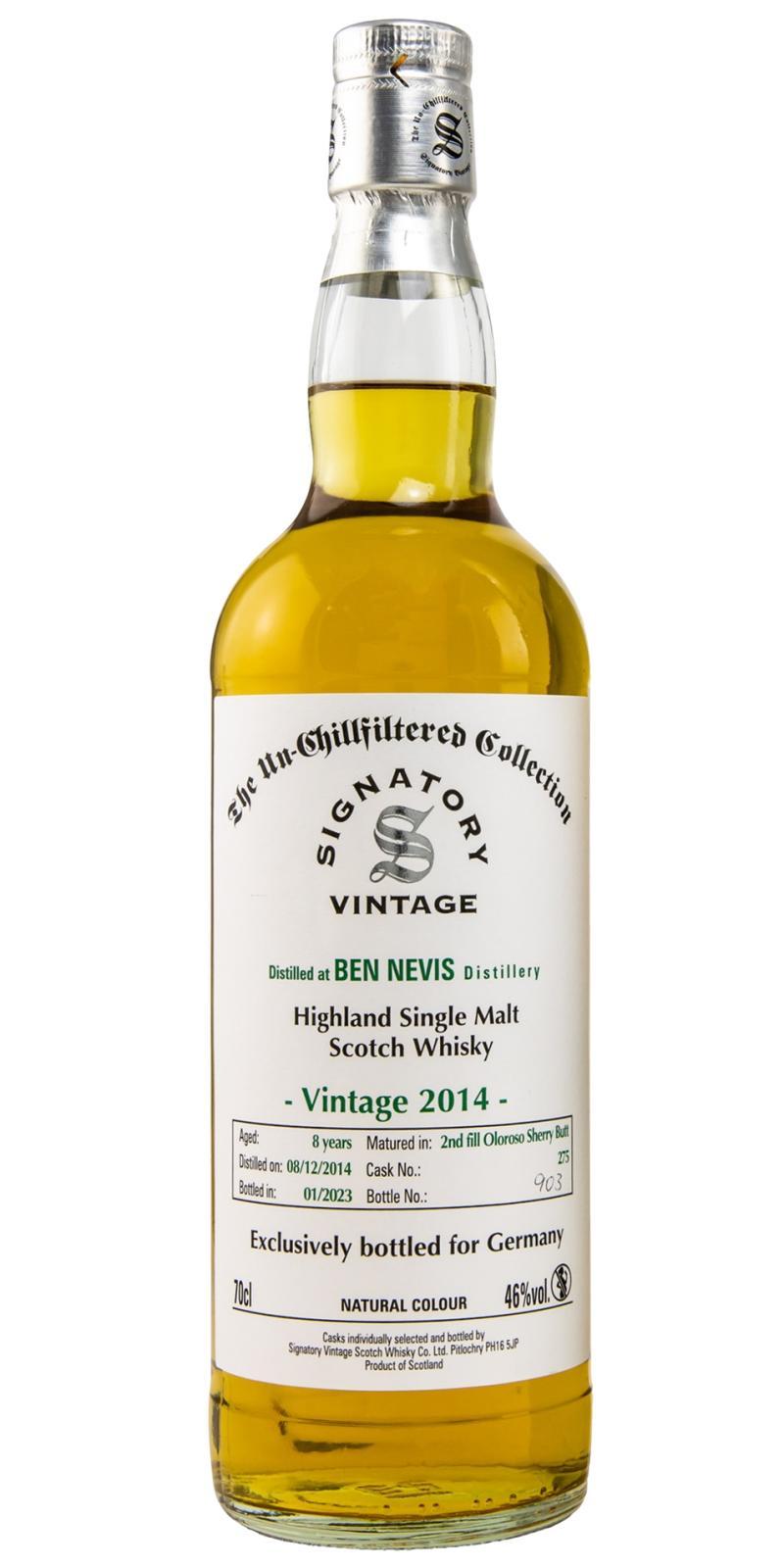 Ben Nevis 2014 SV The Un-Chillfiltered Collection