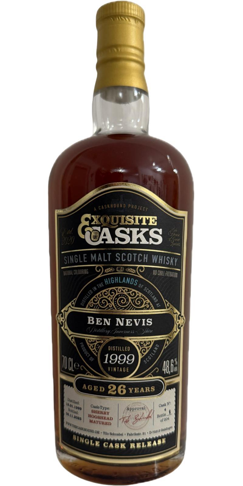Ben Nevis 1999 TCaH Exquisite Casks