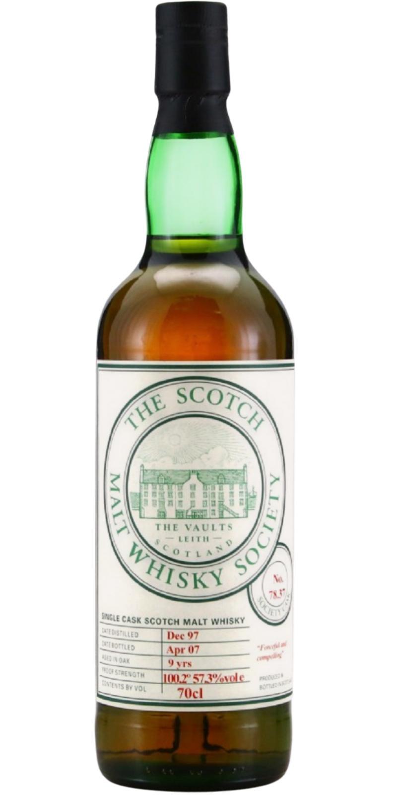 Ben Nevis 1997 SMWS 78.37 Forceful and compelling