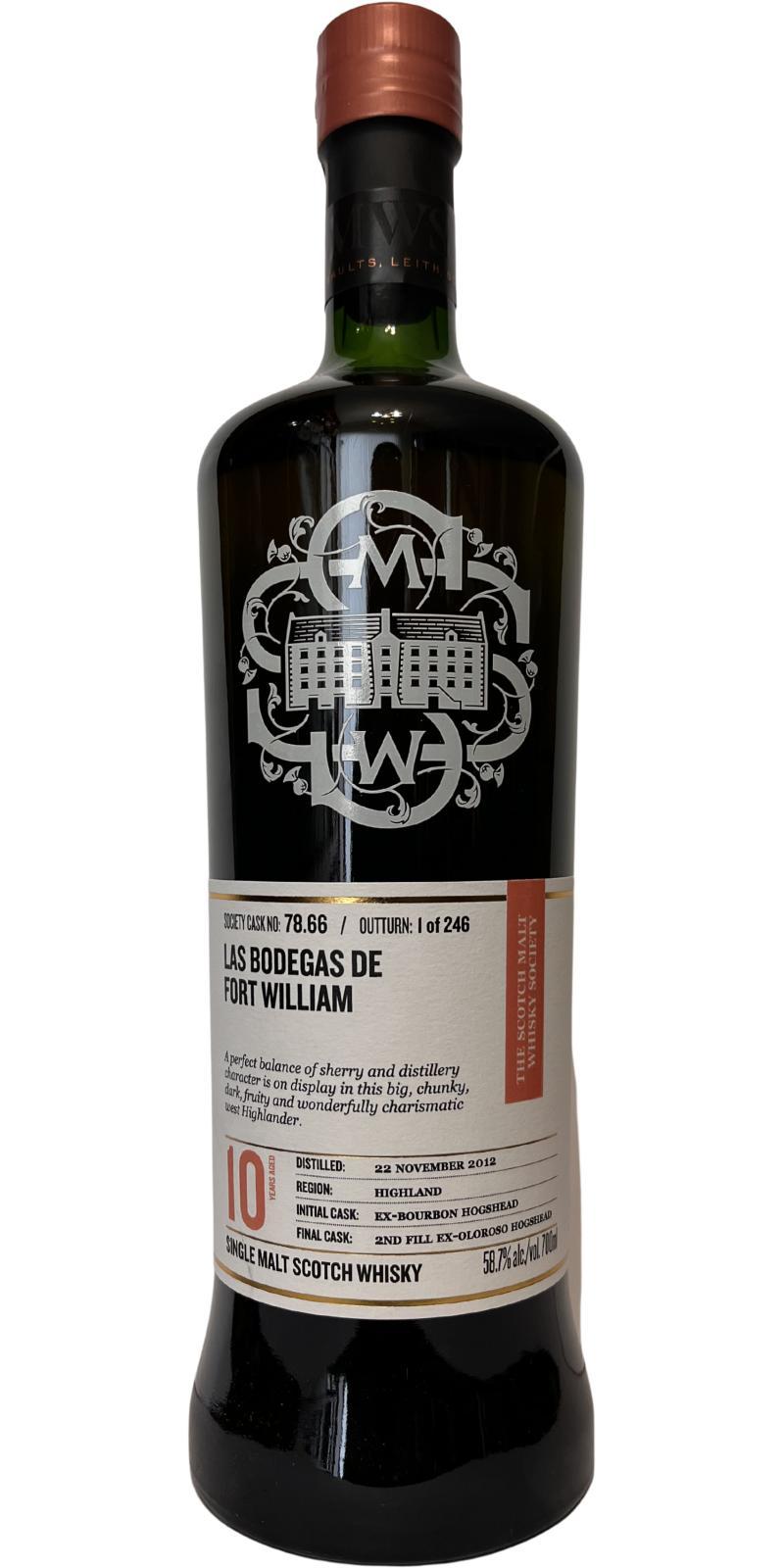 Ben Nevis 2012 SMWS 78.66 Las Bodegas De Fort William