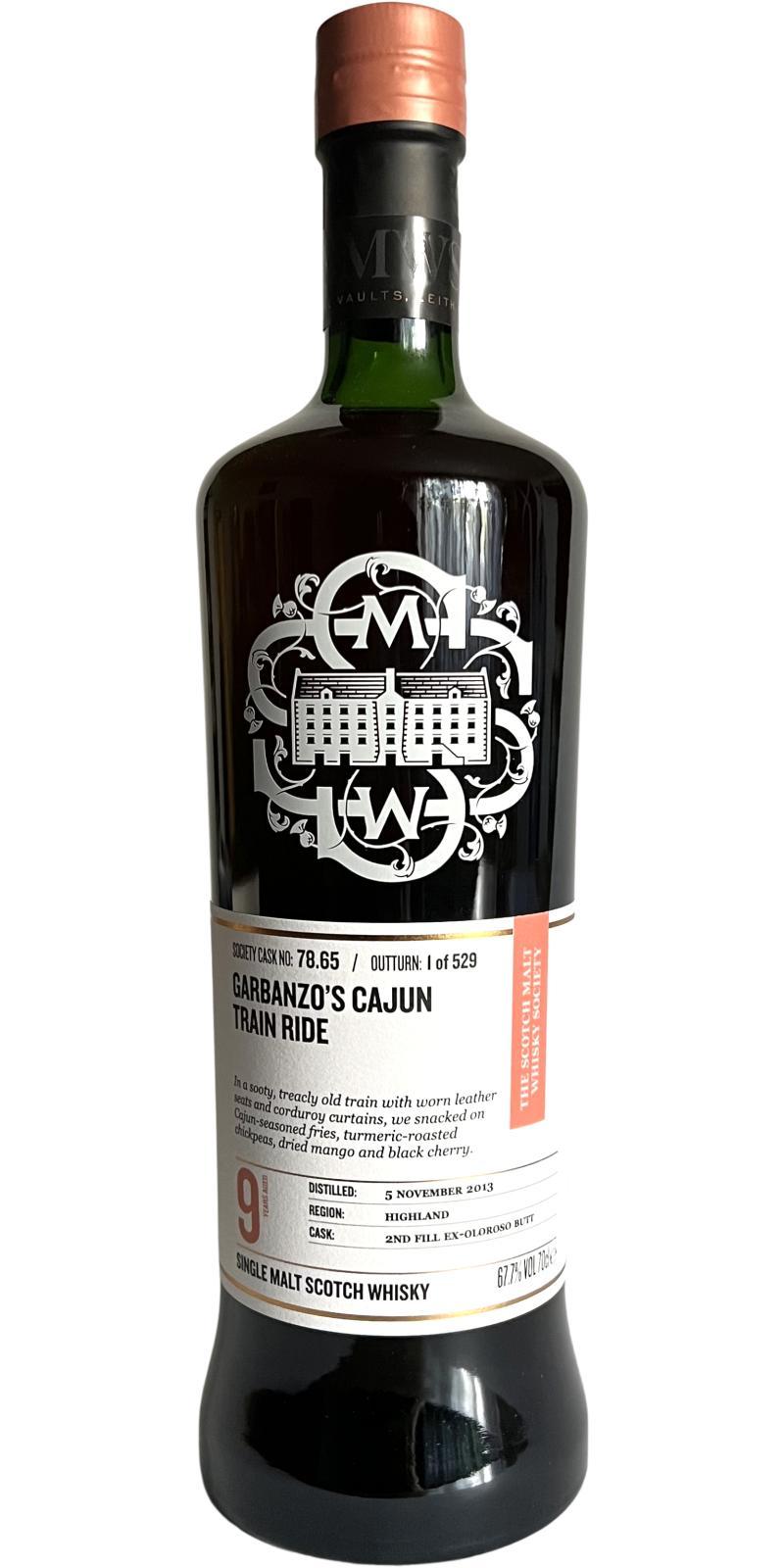 Ben Nevis 2013 SMWS 78.65 Garbanzo's cajun train ride