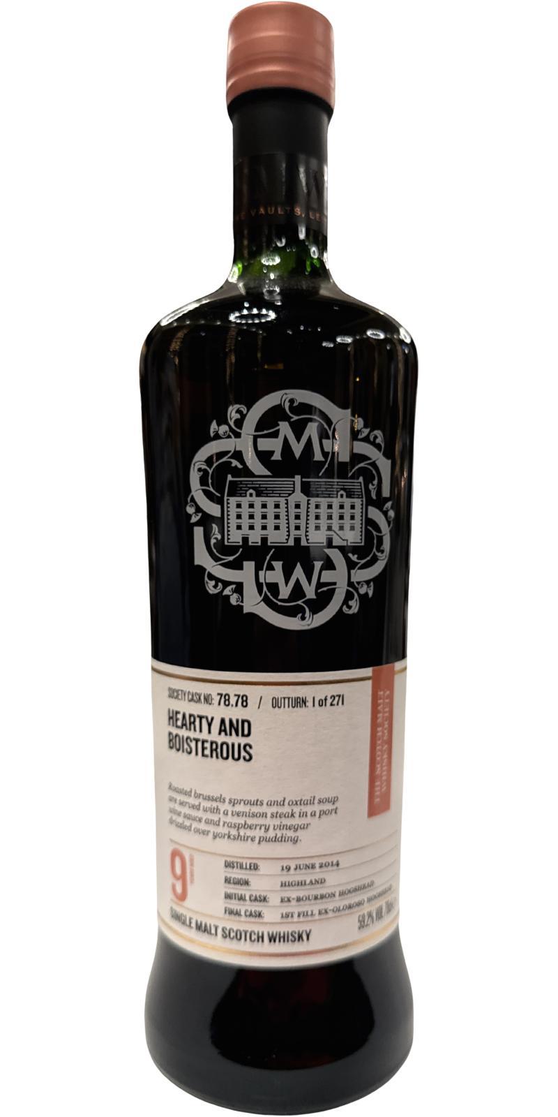 Ben Nevis 2014 SMWS 78.78 Hearty and boisterous