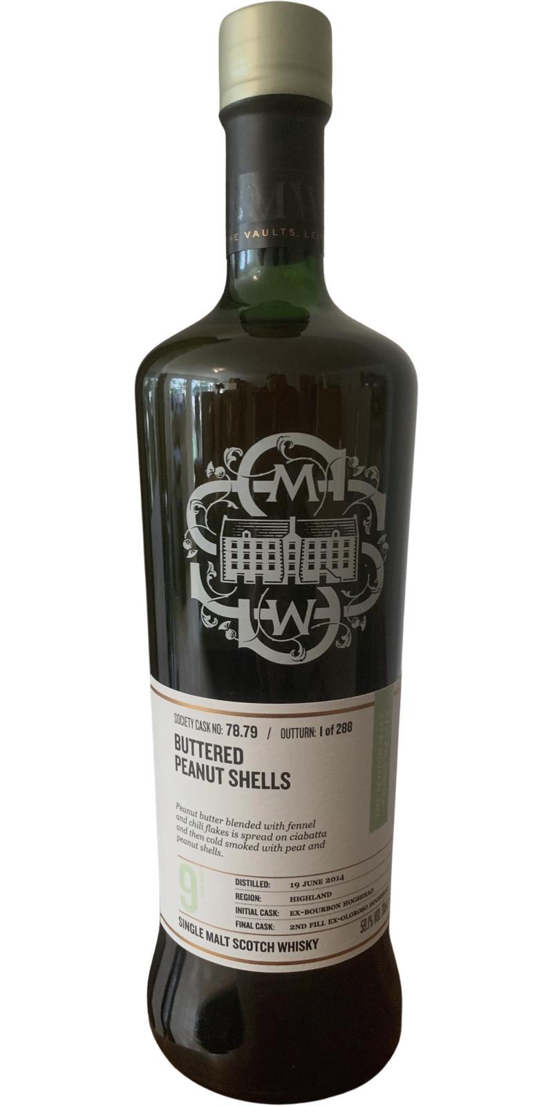 Ben Nevis 2014 SMWS 78.79 Buttered Peanut Shells