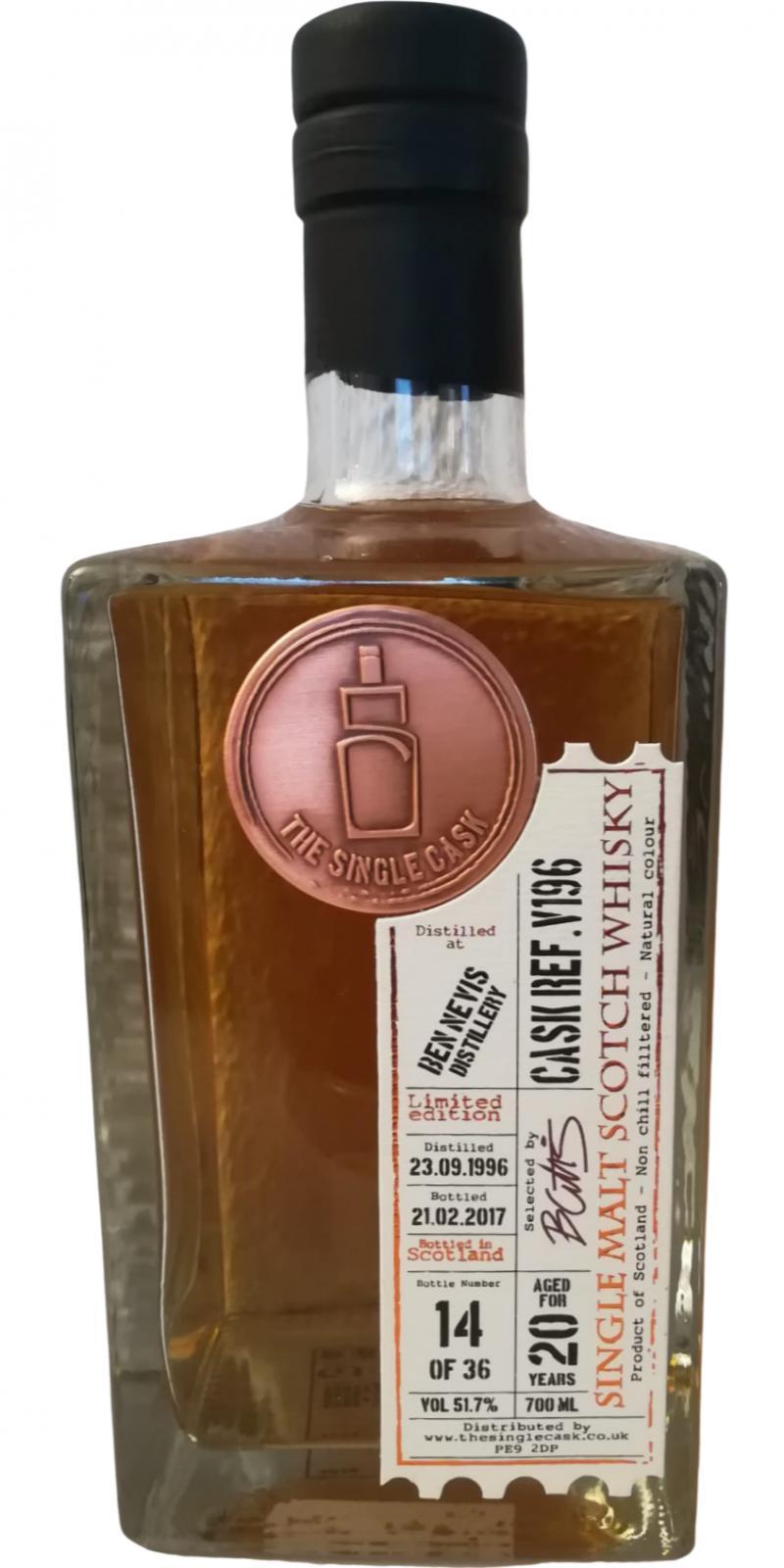 Ben Nevis 1996 TSCL The Single Cask