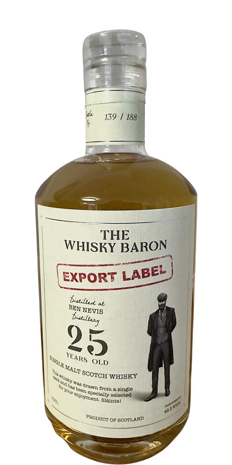 Ben Nevis 1996 TWBa Export Label