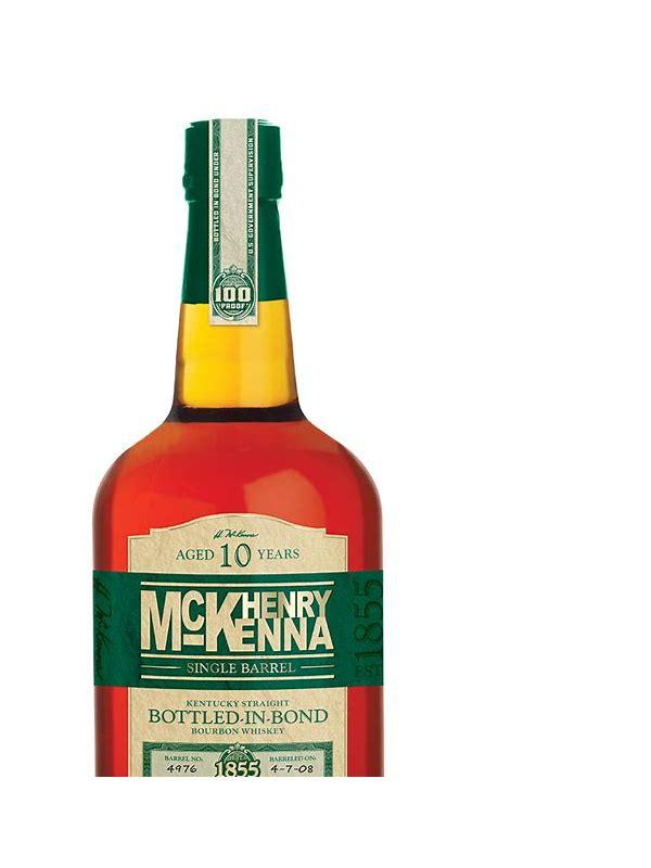 Henry McKenna 10-year-old  Single Barrel Kentucky Straight Bourbon Whiskey