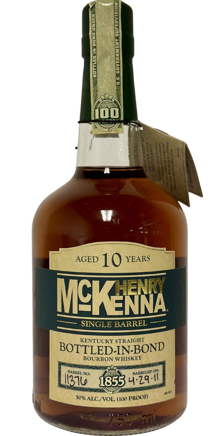 Henry McKenna 10-year-old  Single Barrel - Bottled in Bond