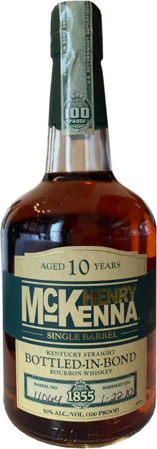 Henry McKenna 10-year-old  Single Barrel