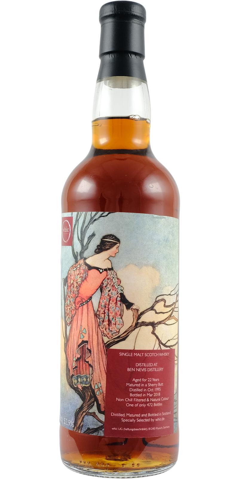 Ben Nevis 1995 whic Nymphs of Whisky Collection