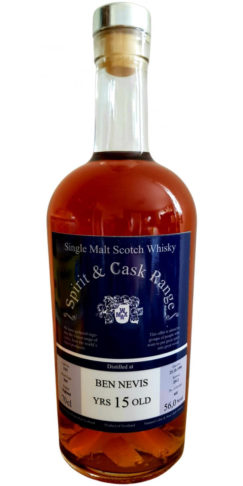Ben Nevis 1996 Wx Spirit & Cask Range