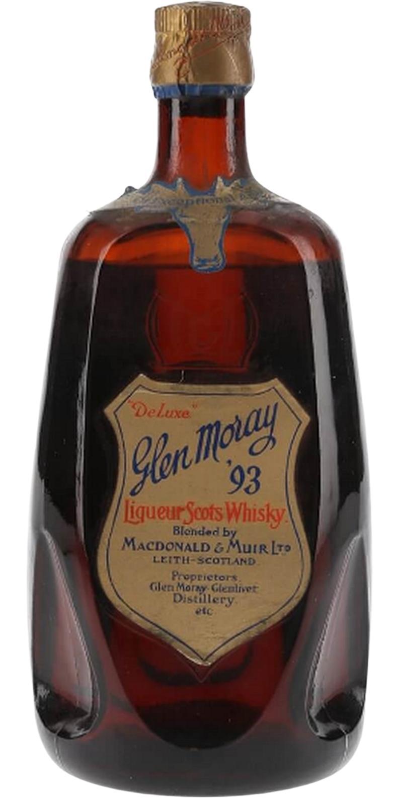 Glen Moray '93  De Luxe Scots Whisky