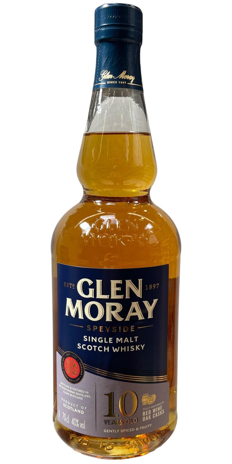 Glen Moray 10-year-old  Gently Spiced & Fruity