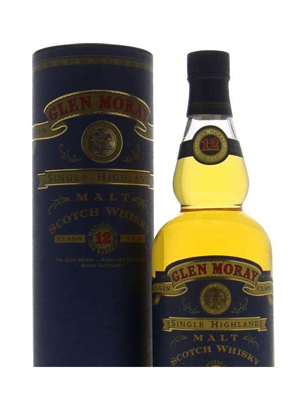 Glen Moray 12-year-old  The Given Malt - Old Blue Label Single Speyside Malt