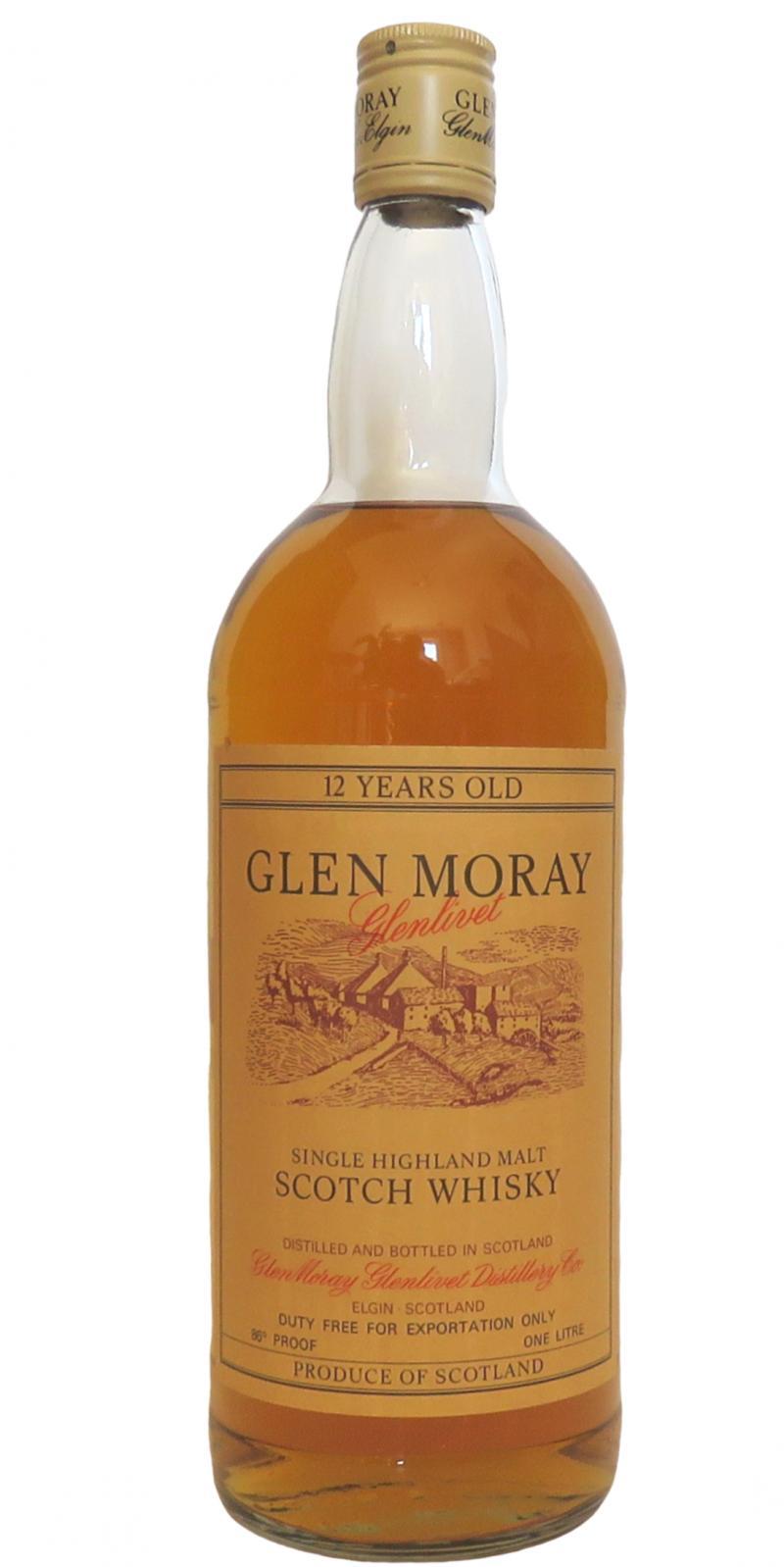 Glen Moray 12-year-old  Glen Moray Glenlivet - Single Highland Malt