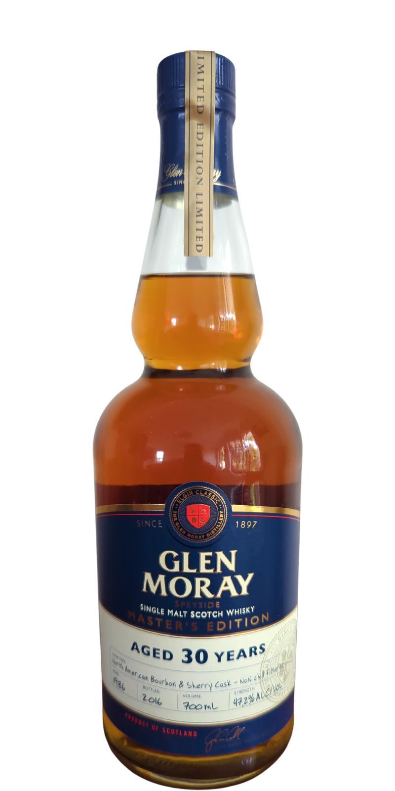 Glen Moray 1986  Master Cellar Collection