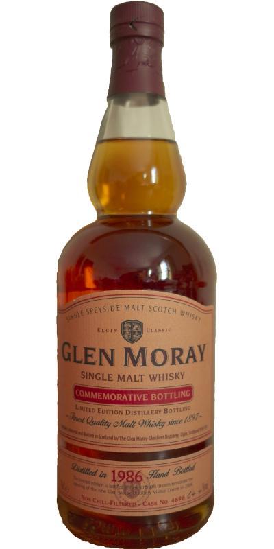 Glen Moray 1986  Commemorative Bottling new Visitors Centre