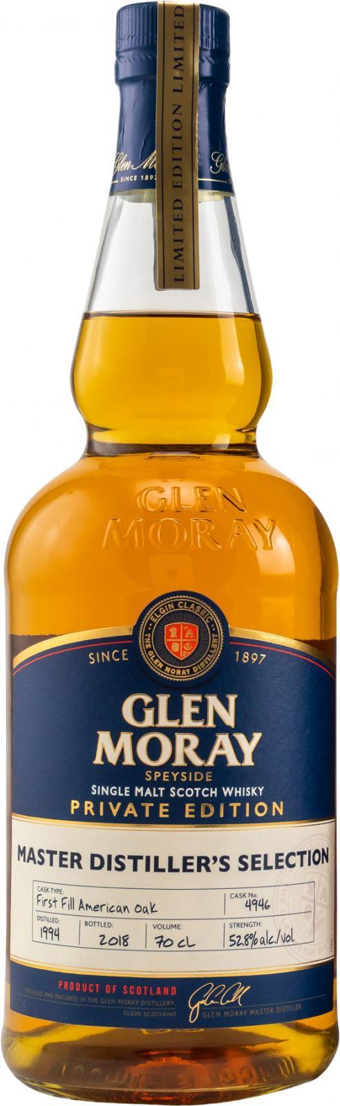 Glen Moray 1994 Private Edition  Master Distiller's Selection