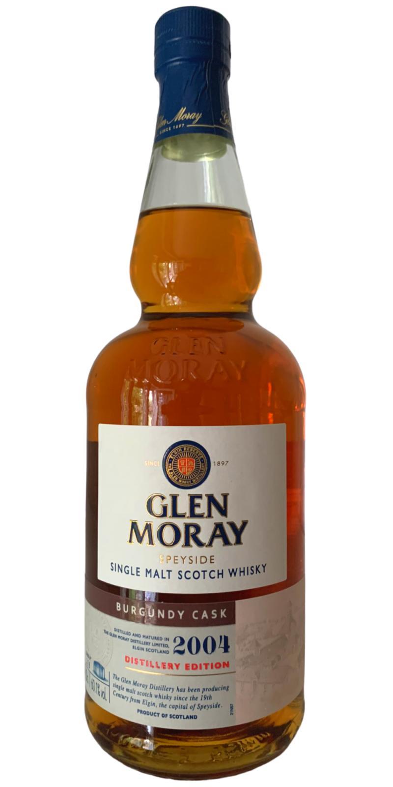 Glen Moray 2004  Burgundy Cask  Distillery Edition