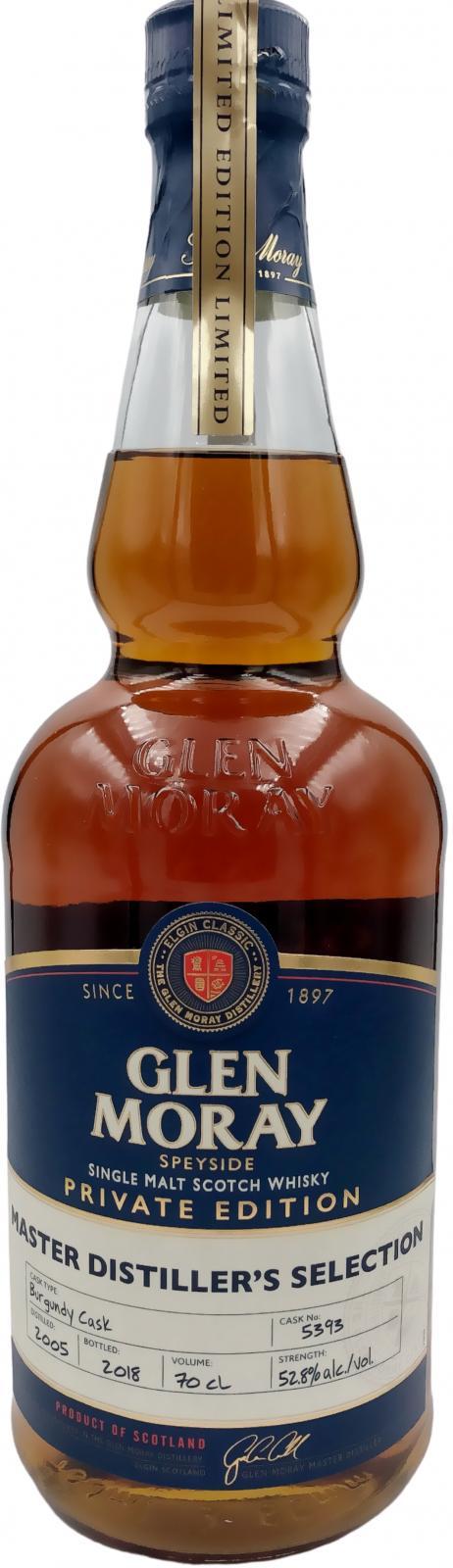 Glen Moray 2005 Private Edition  Master Distiller's Selection