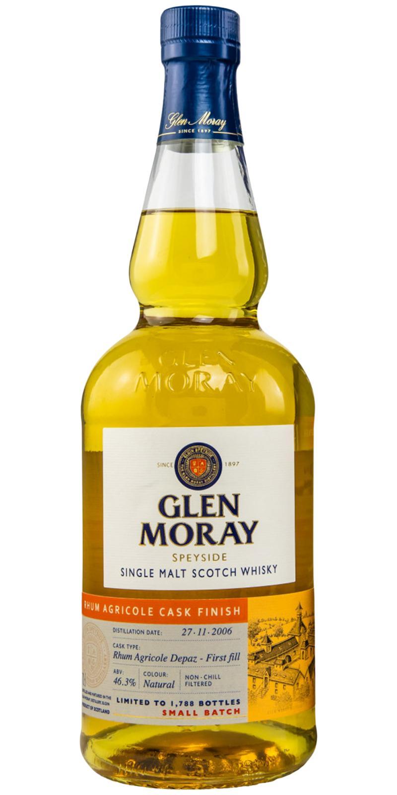 Glen Moray 2006  Elgin Curiosity - Rhum Agricole Cask Finish