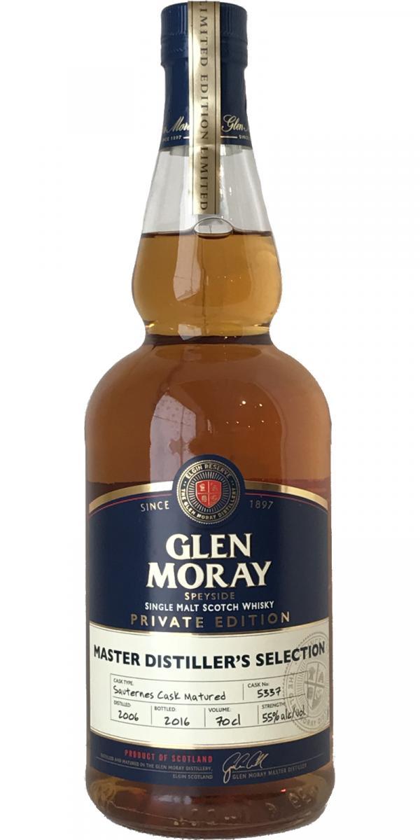 Glen Moray 2006 Private Edition  Master Distiller's Selection