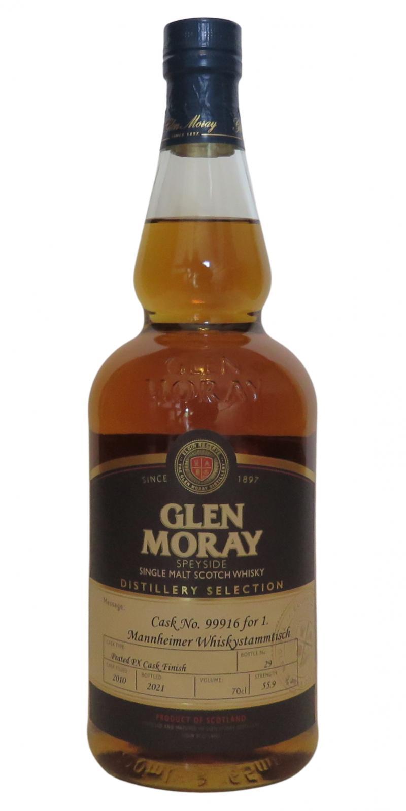 Glen Moray 2010  Hand Bottled at the Distillery